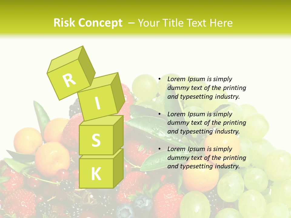 Red Closeup Delicious PowerPoint Template