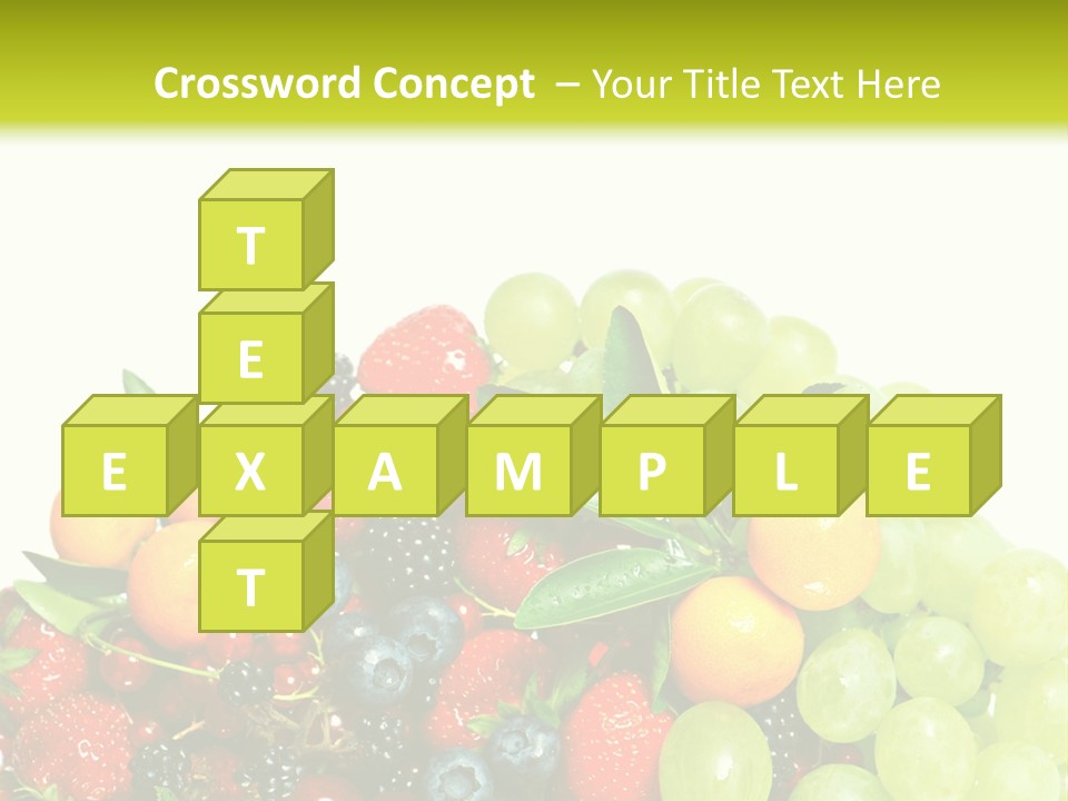 Red Closeup Delicious PowerPoint Template