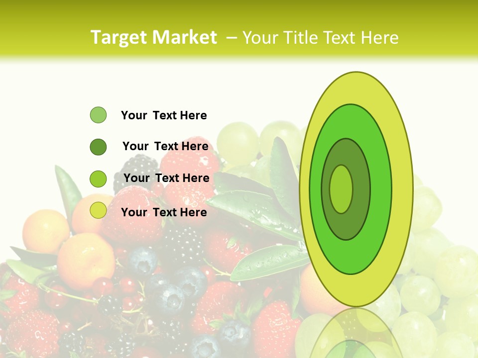 Red Closeup Delicious PowerPoint Template