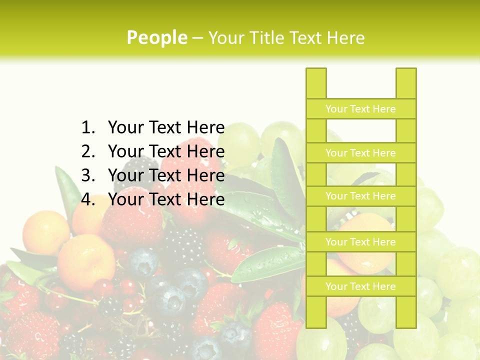 Red Closeup Delicious PowerPoint Template