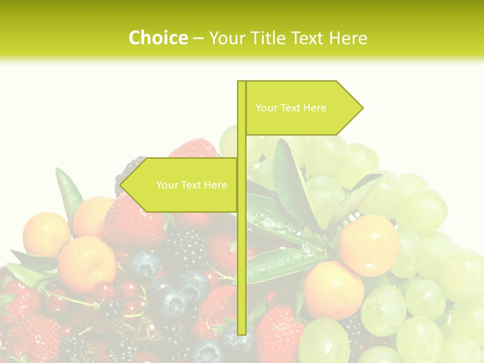 Red Closeup Delicious PowerPoint Template