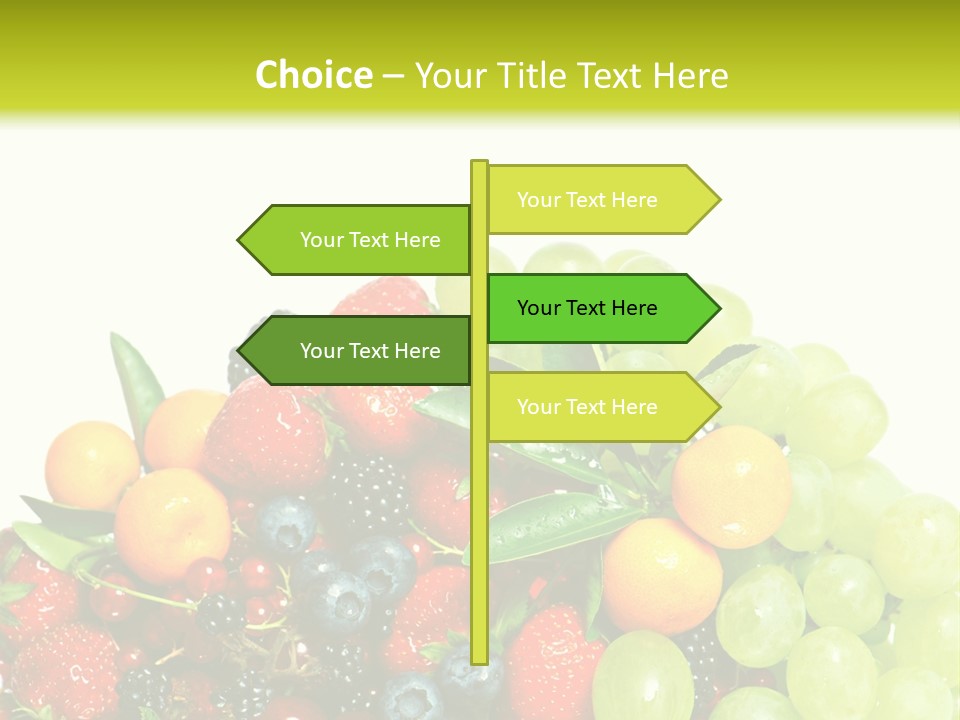 Red Closeup Delicious PowerPoint Template