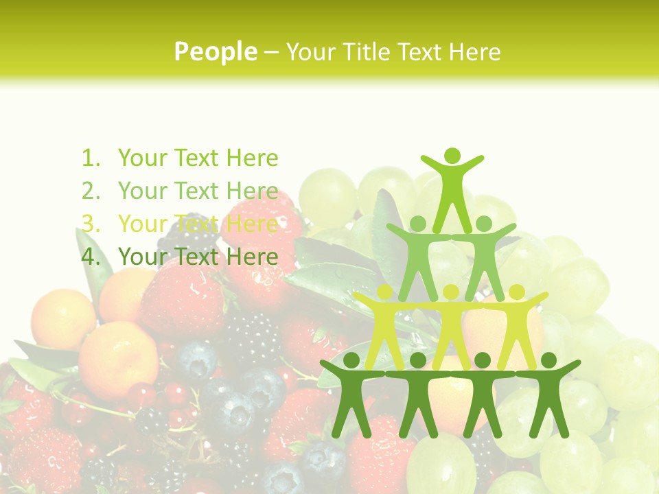 Red Closeup Delicious PowerPoint Template