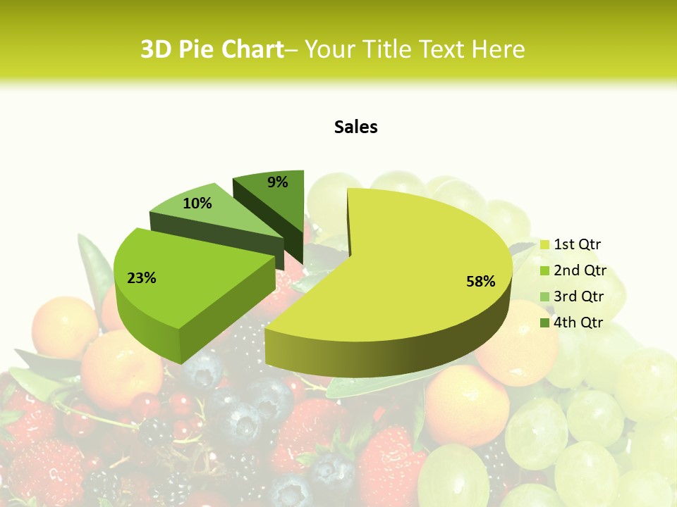 Red Closeup Delicious PowerPoint Template