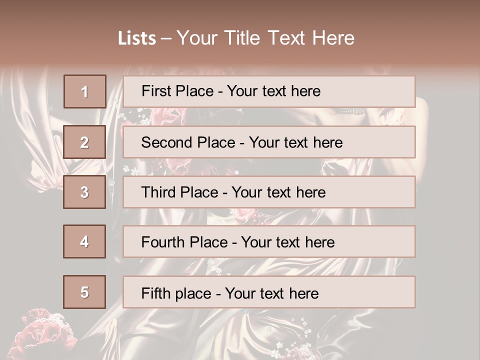 Profe Ional Office Chair PowerPoint Template