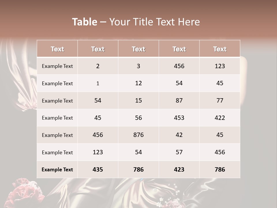 Profe Ional Office Chair PowerPoint Template