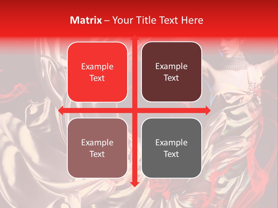 Glamour Portrait Body PowerPoint Template