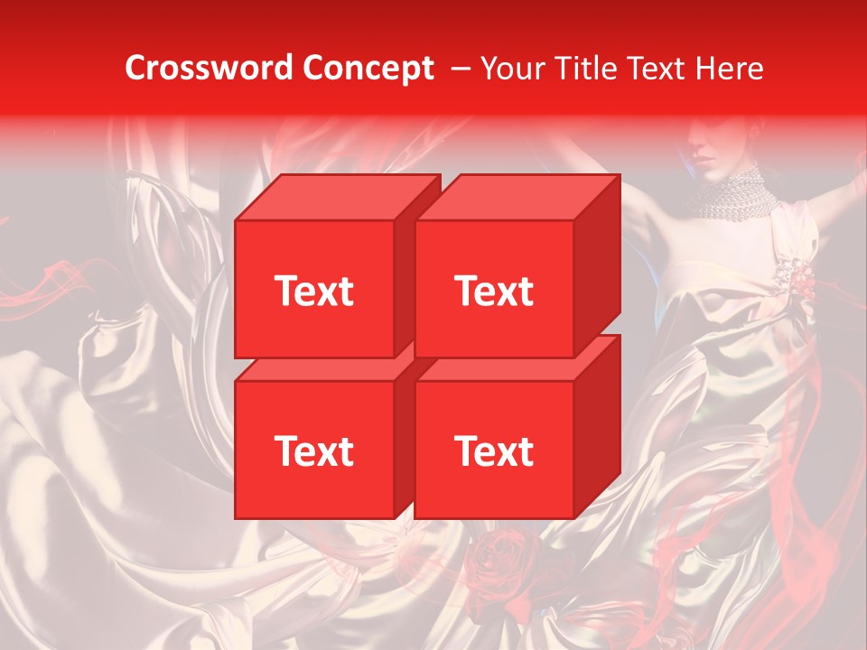 Glamour Portrait Body PowerPoint Template