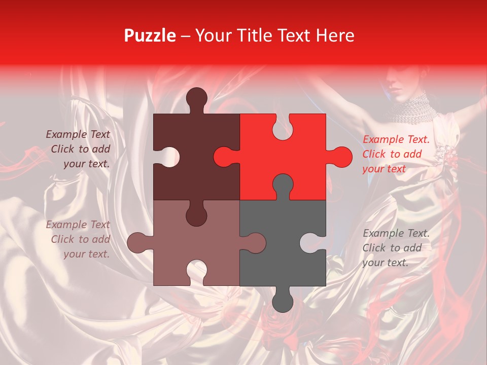 Glamour Portrait Body PowerPoint Template