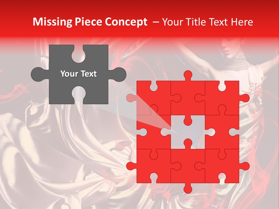 Glamour Portrait Body PowerPoint Template