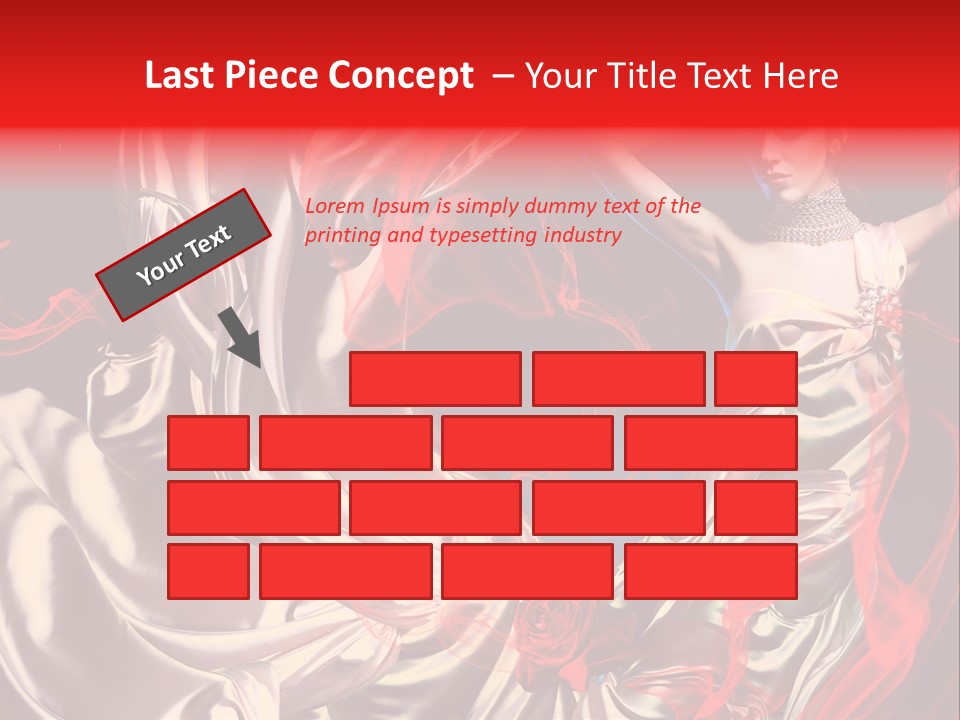 Glamour Portrait Body PowerPoint Template