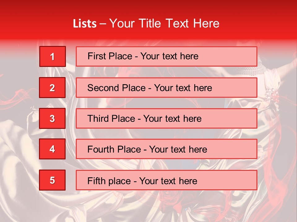 Glamour Portrait Body PowerPoint Template