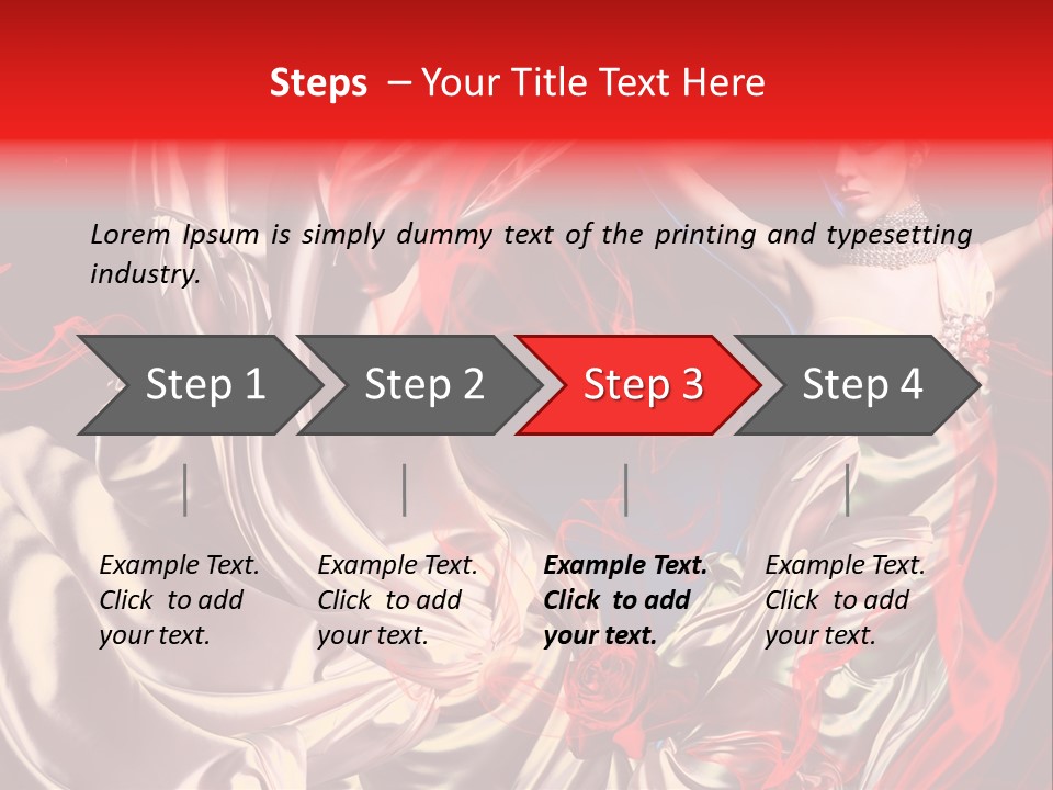 Glamour Portrait Body PowerPoint Template