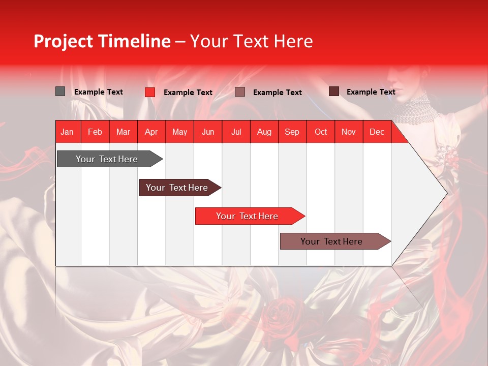 Glamour Portrait Body PowerPoint Template