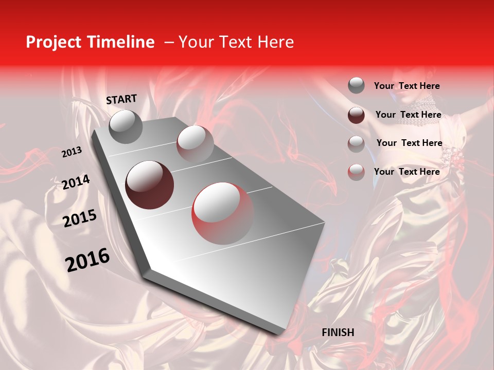 Glamour Portrait Body PowerPoint Template