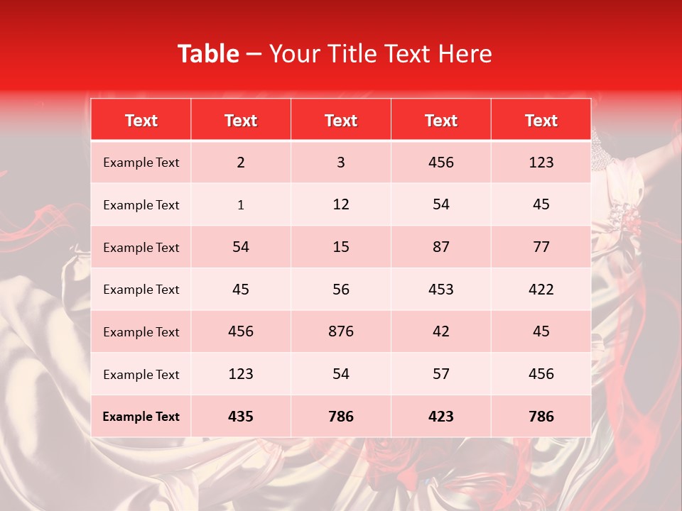 Glamour Portrait Body PowerPoint Template