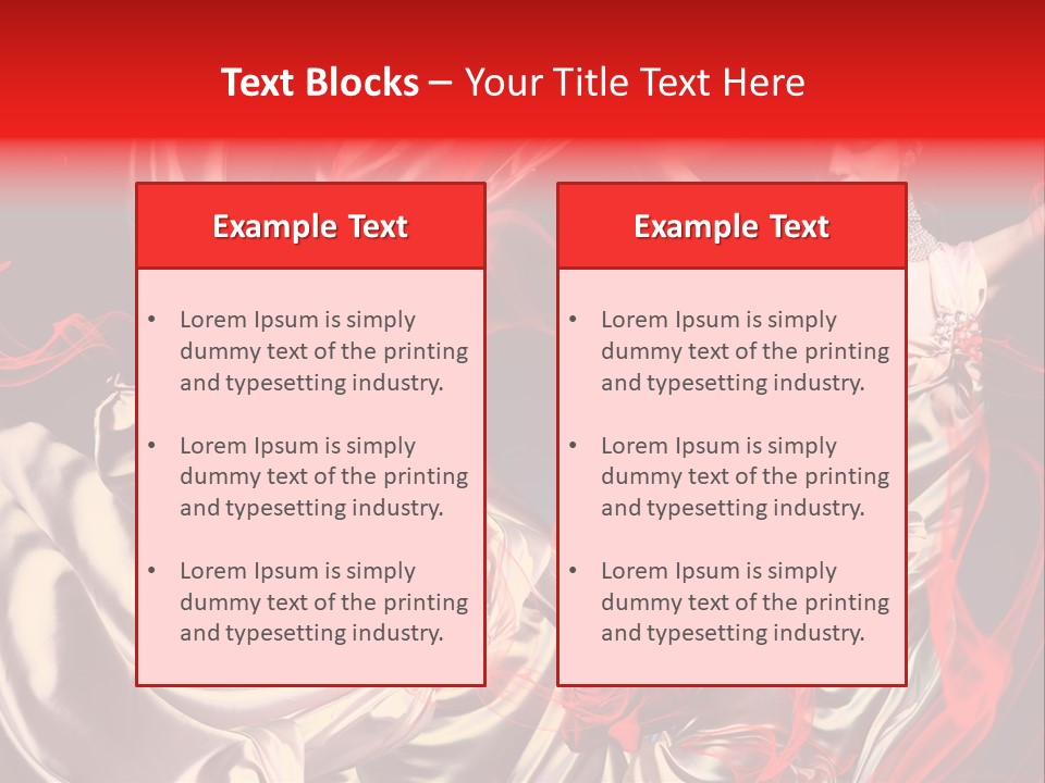 Glamour Portrait Body PowerPoint Template