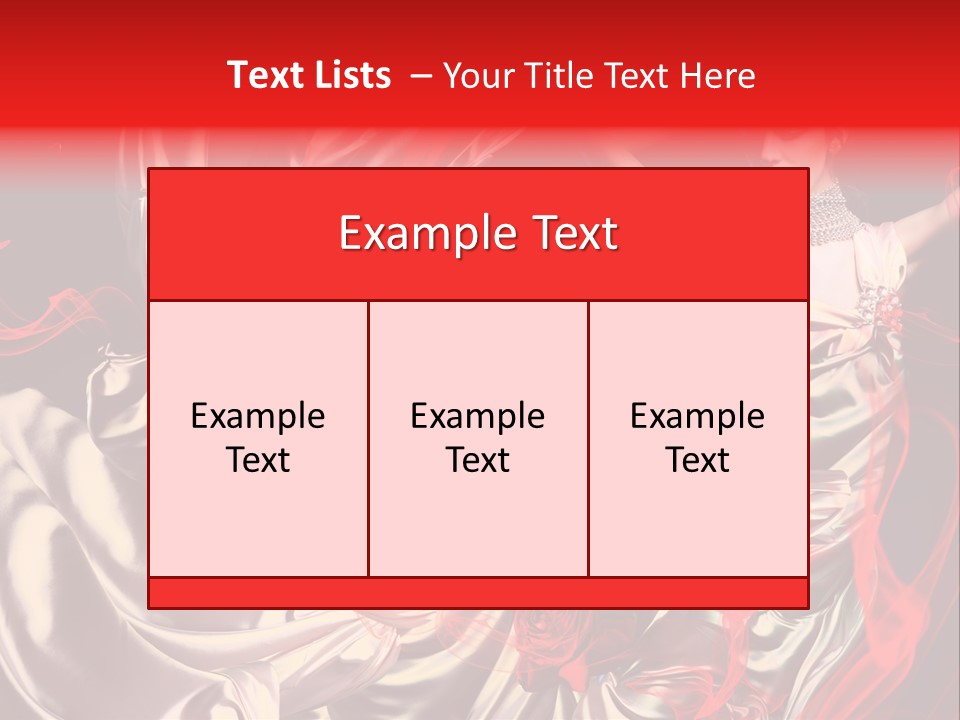 Glamour Portrait Body PowerPoint Template