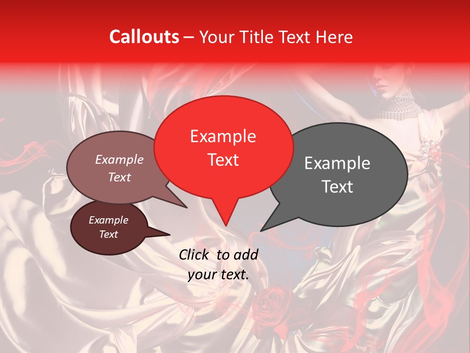 Glamour Portrait Body PowerPoint Template