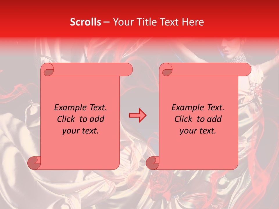Glamour Portrait Body PowerPoint Template