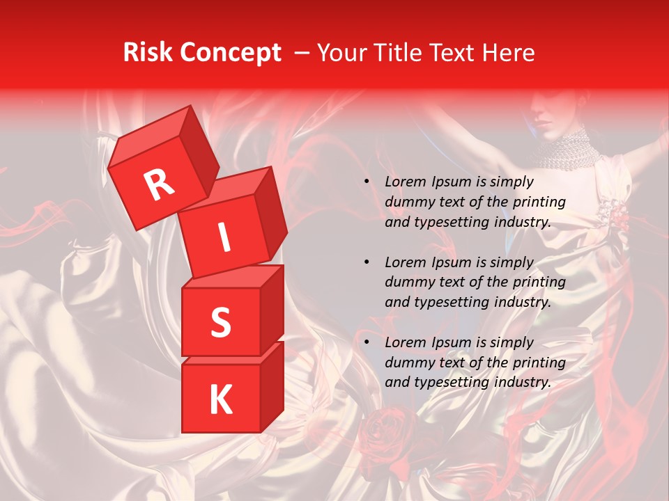 Glamour Portrait Body PowerPoint Template