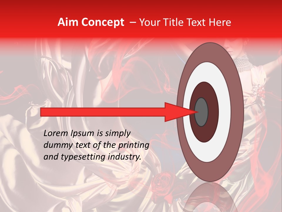 Glamour Portrait Body PowerPoint Template