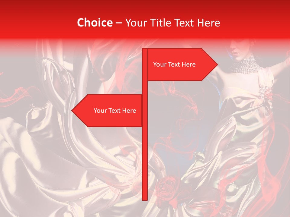 Glamour Portrait Body PowerPoint Template