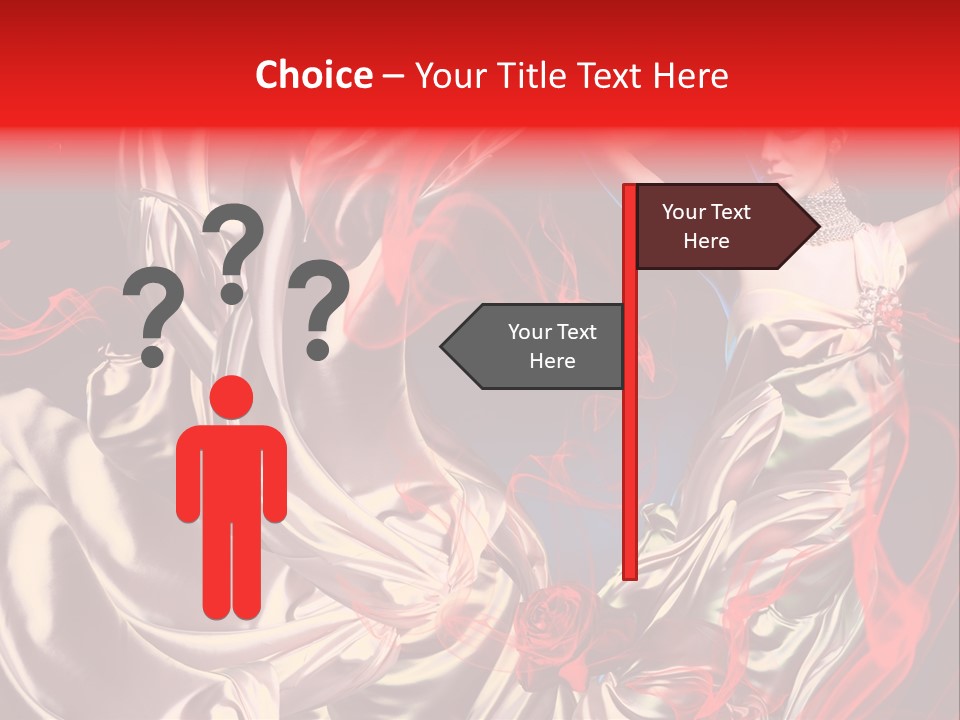 Glamour Portrait Body PowerPoint Template