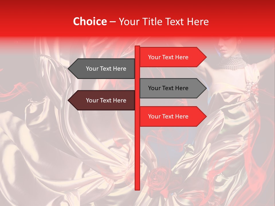 Glamour Portrait Body PowerPoint Template