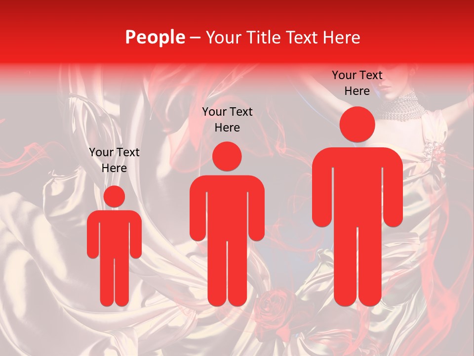 Glamour Portrait Body PowerPoint Template