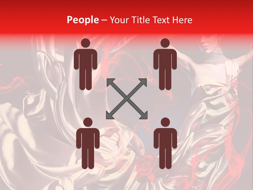 Glamour Portrait Body PowerPoint Template