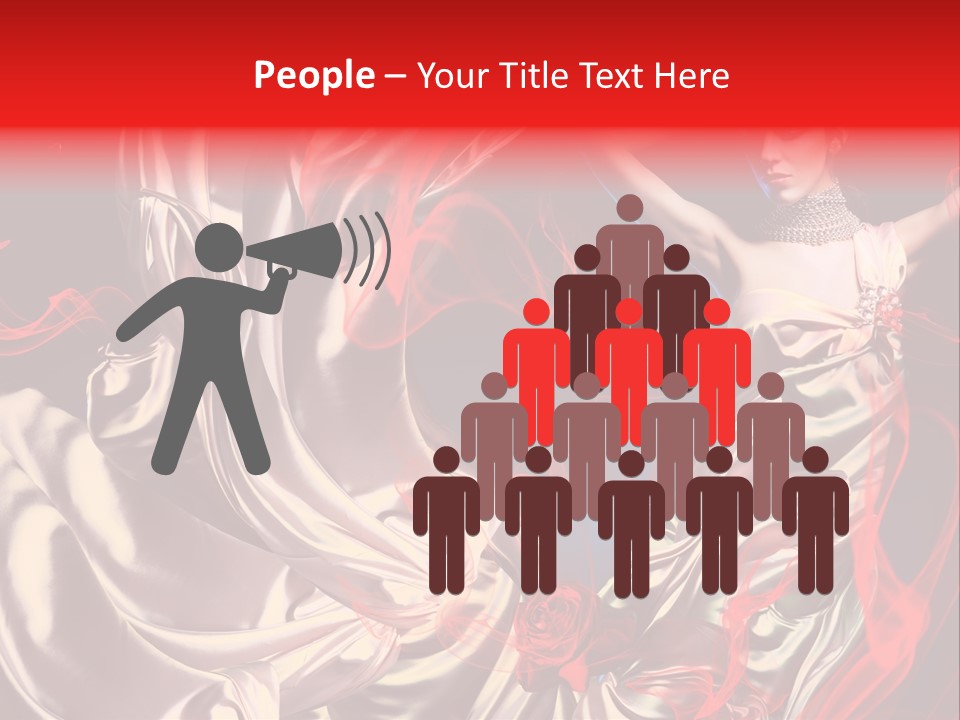 Glamour Portrait Body PowerPoint Template