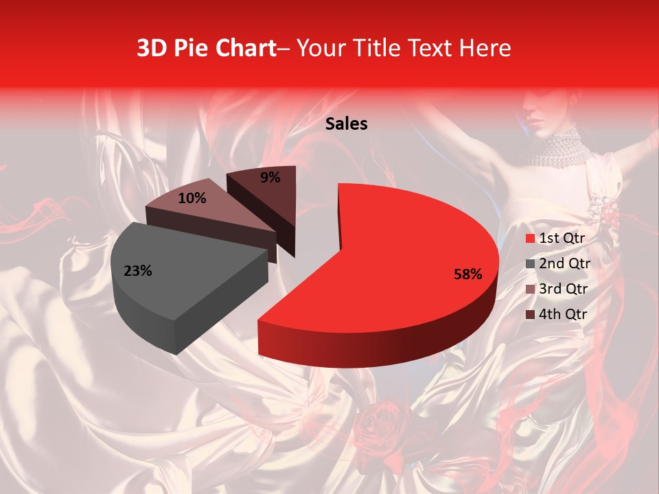 Glamour Portrait Body PowerPoint Template