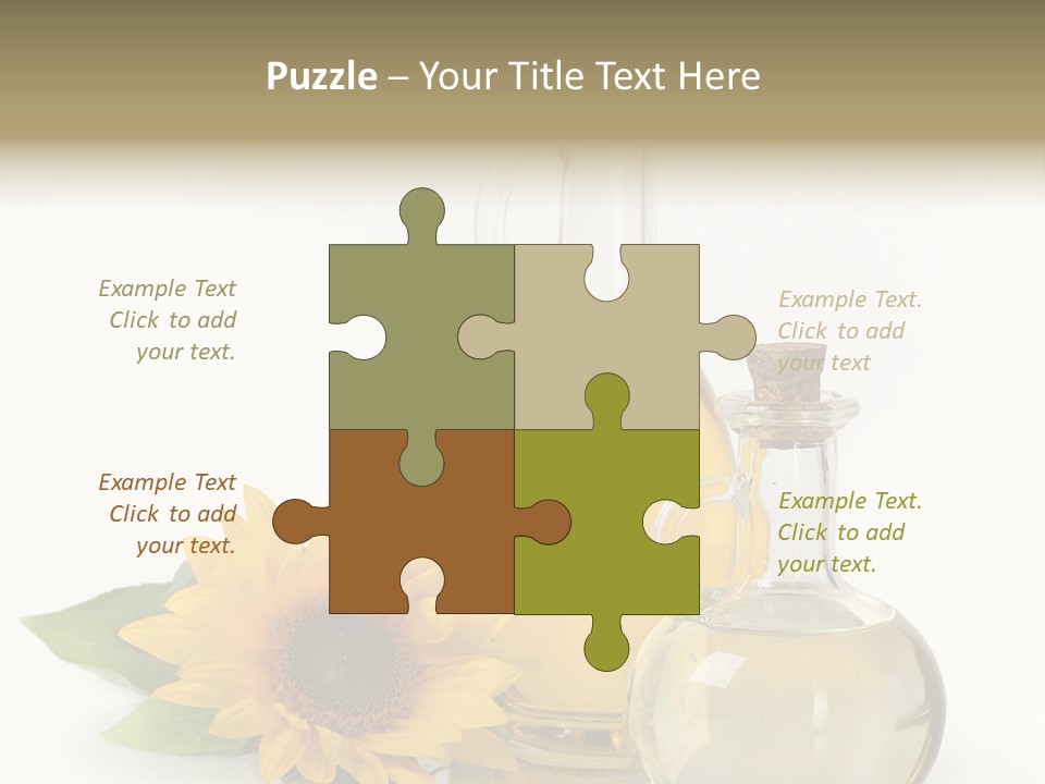 Organic Texture Kitchen PowerPoint Template