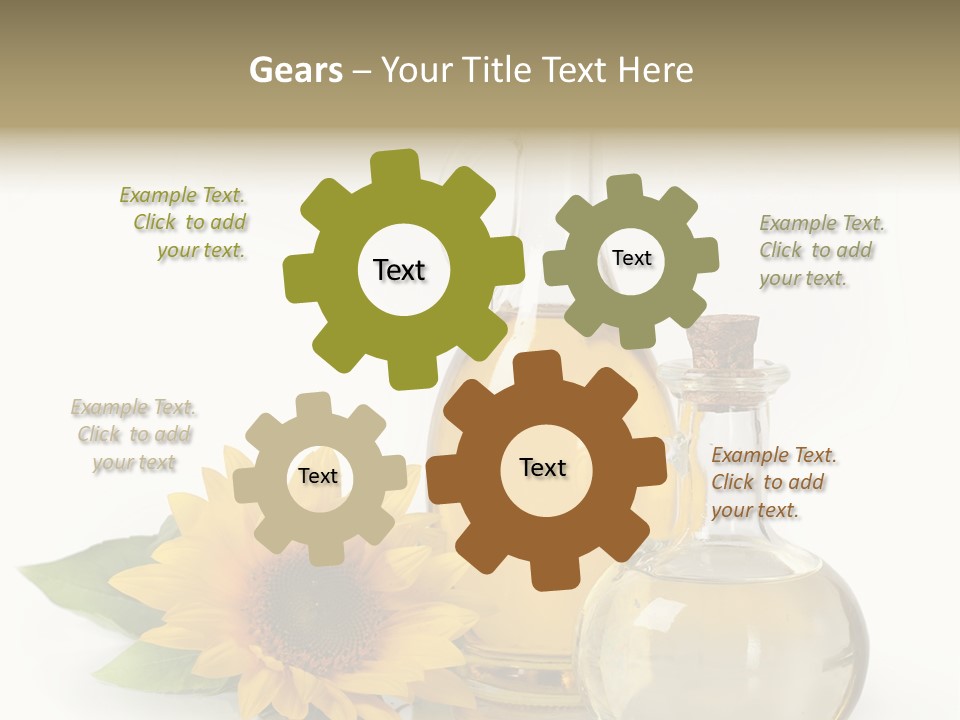 Organic Texture Kitchen PowerPoint Template