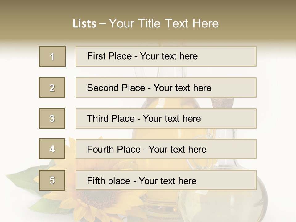 Organic Texture Kitchen PowerPoint Template