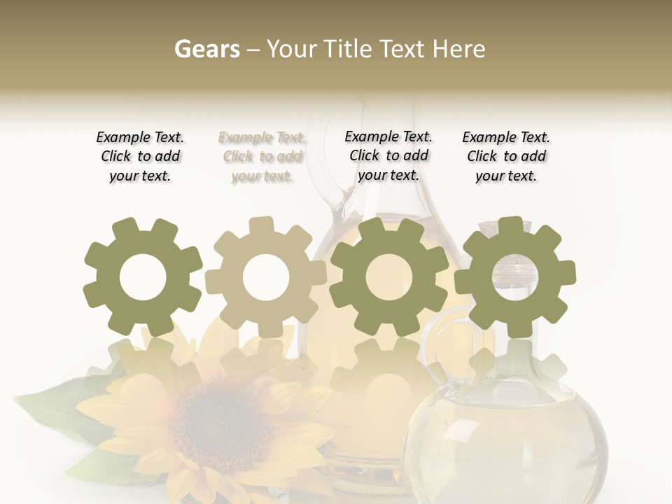 Organic Texture Kitchen PowerPoint Template