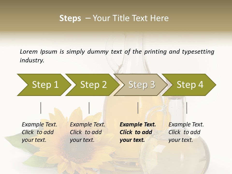Organic Texture Kitchen PowerPoint Template