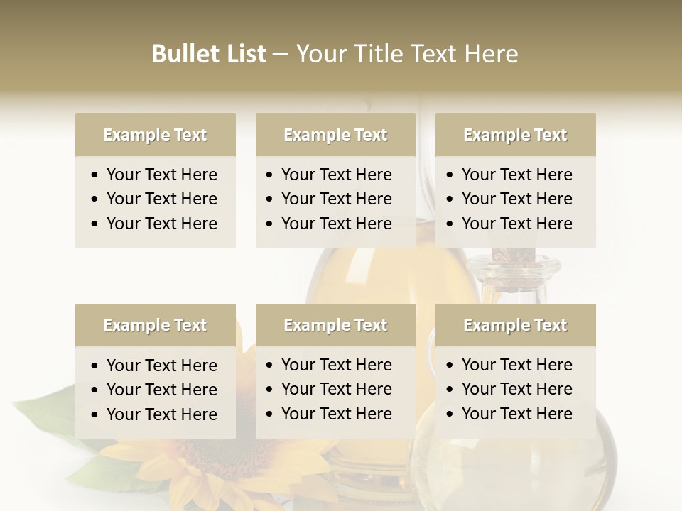 Organic Texture Kitchen PowerPoint Template