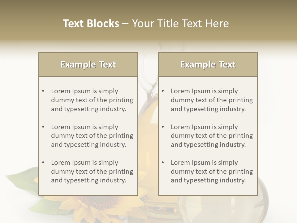 Organic Texture Kitchen PowerPoint Template