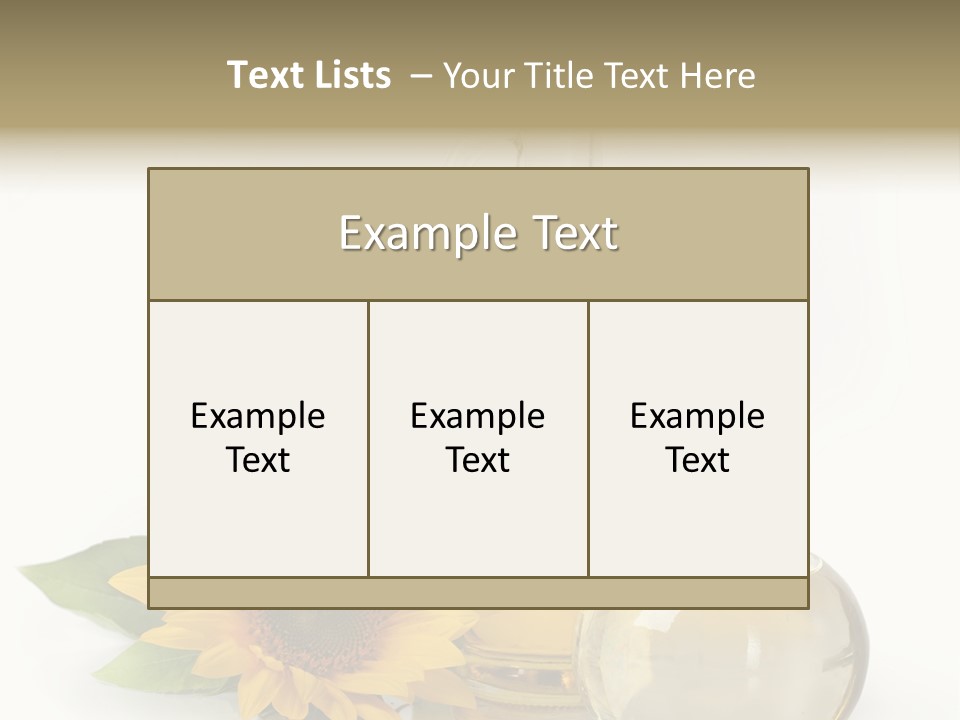 Organic Texture Kitchen PowerPoint Template
