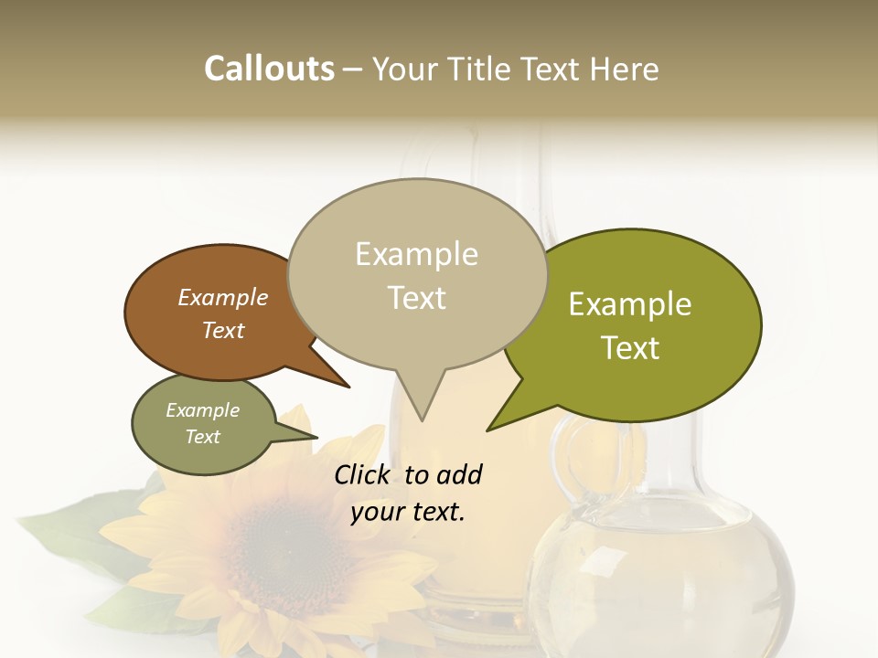 Organic Texture Kitchen PowerPoint Template