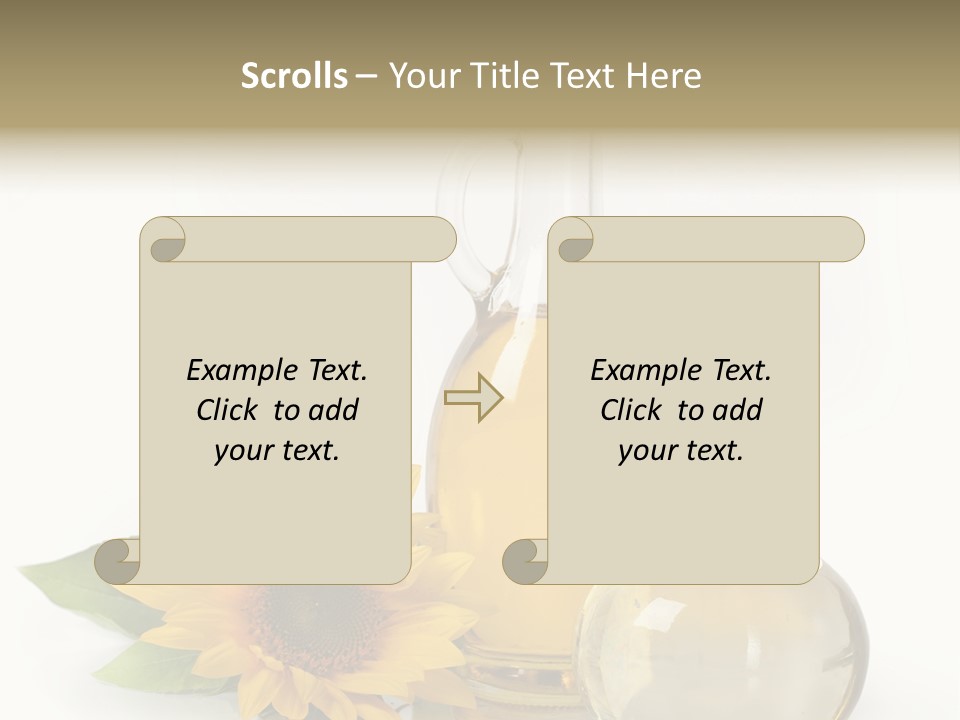 Organic Texture Kitchen PowerPoint Template