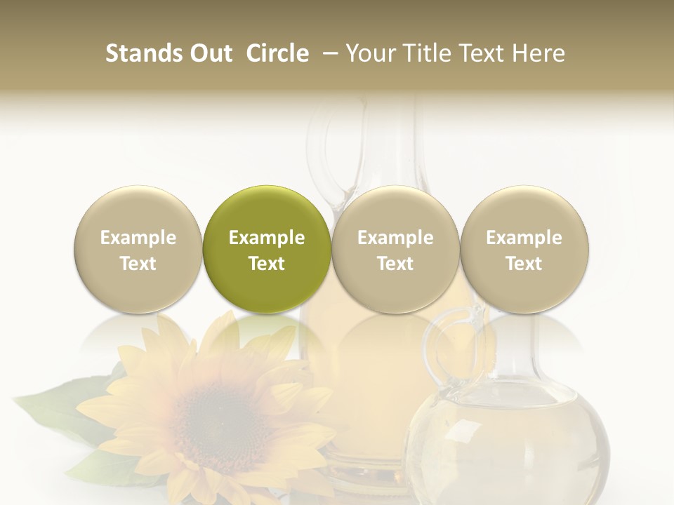 Organic Texture Kitchen PowerPoint Template