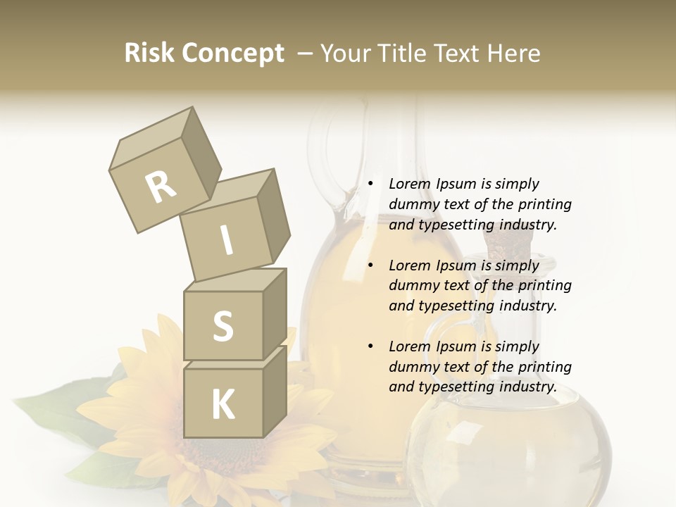 Organic Texture Kitchen PowerPoint Template