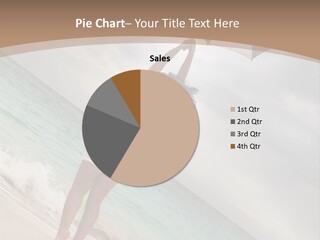 Gloomy Beach Dull PowerPoint Template