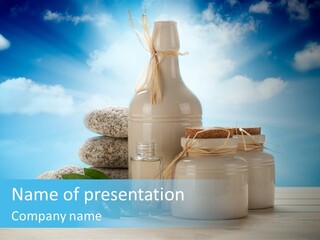 Aromatherapy Summer Medicine PowerPoint Template