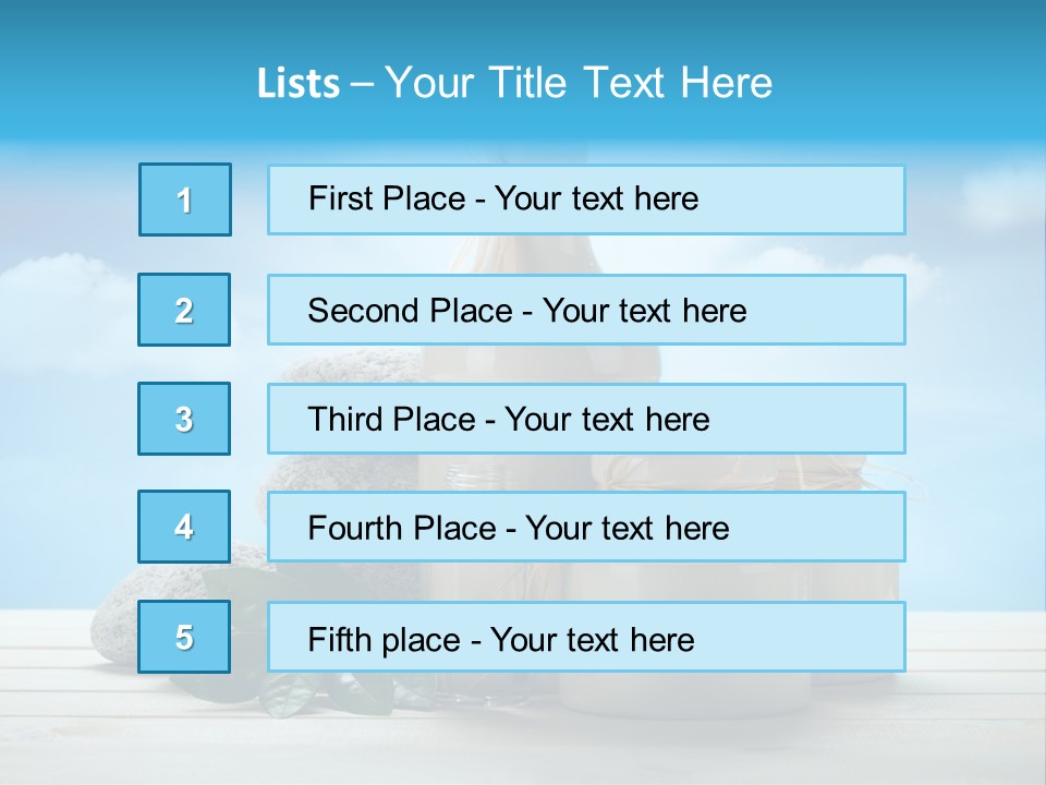Aromatherapy Summer Medicine PowerPoint Template