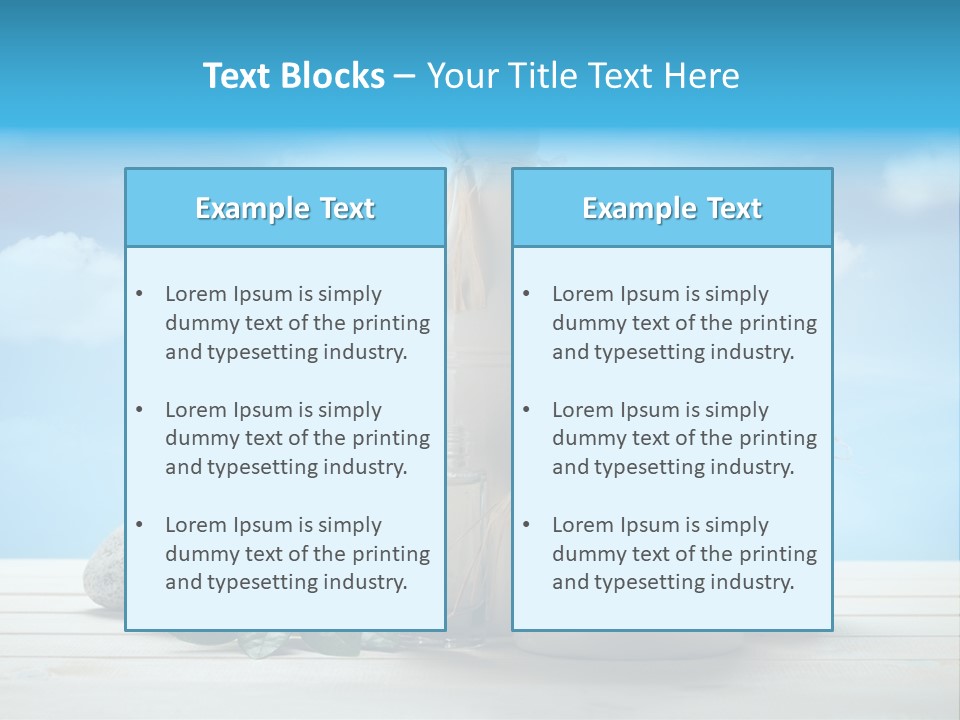 Aromatherapy Summer Medicine PowerPoint Template