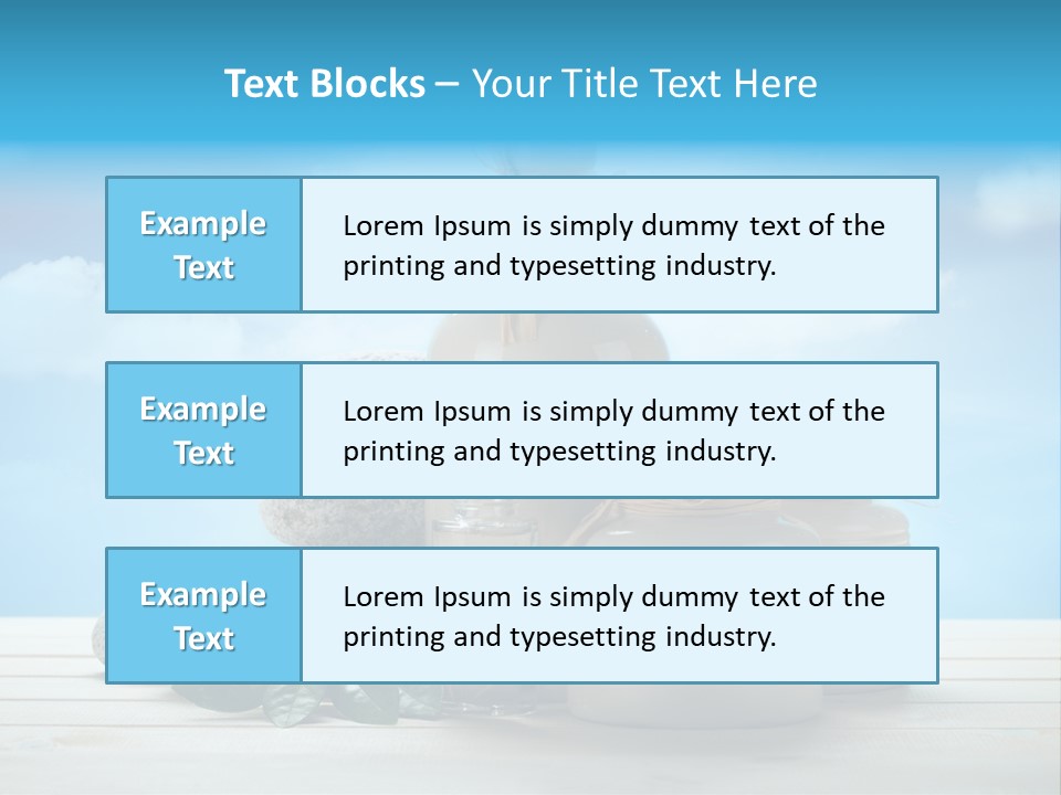 Aromatherapy Summer Medicine PowerPoint Template
